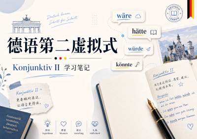 德语第二虚拟式 Konjunktiv II 学习笔记